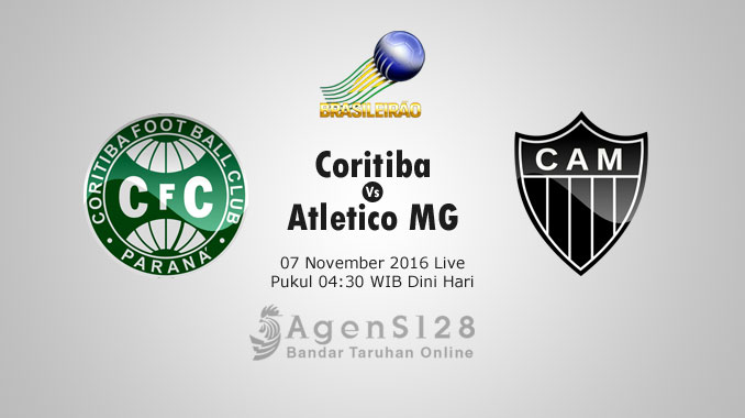 Prediksi Skor Coritiba vs Atletico MG 7 Nov 2016