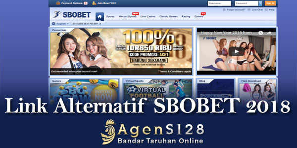 30 Link Alternatif SBOBET Tanpa Blokir Terbaru 2018