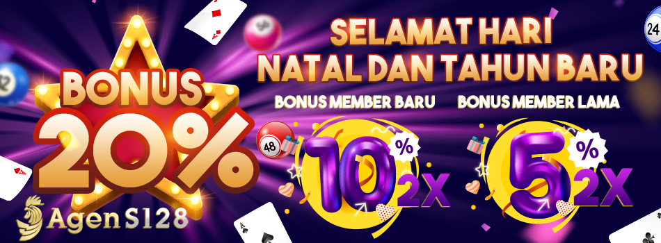 Bonus 20% Selamat Hari Natal dan Tahun Baru AgenS128